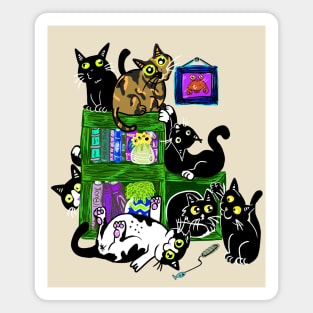 Herd of Cats Magnet